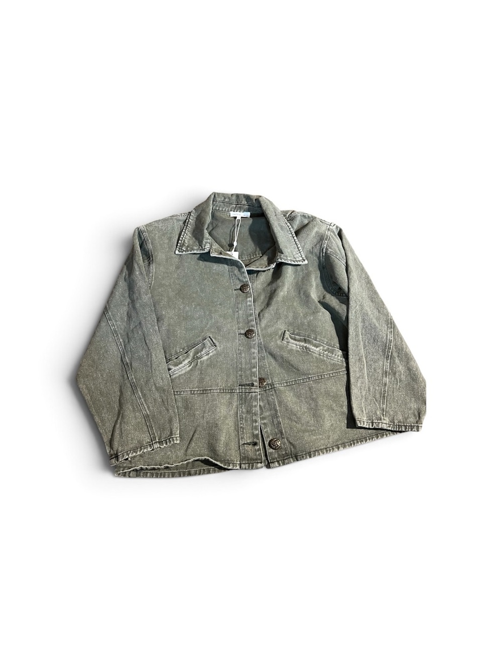 Heartloom Green Denim Jacket - Picture 2 of 4